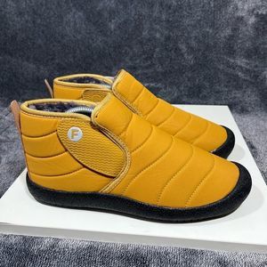 Dacomfy Winter Boots Fur Lined Snow Boots Waterproof Mustard Yellow Mens Sz 6.5
